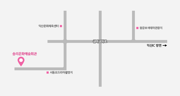 솜리문화예술회관 약도