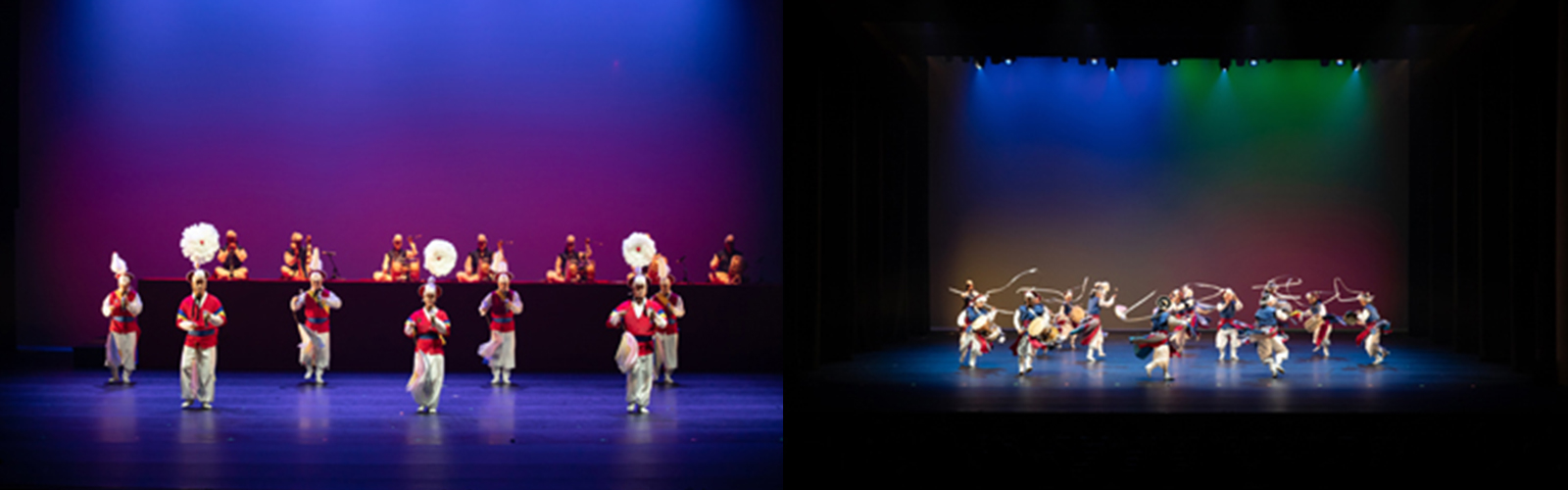 공연장 무대 공연 전경사진